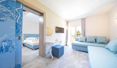 Posteľ alebo postele v izbe v ubytovaní Aminess Vival Port9 Resort