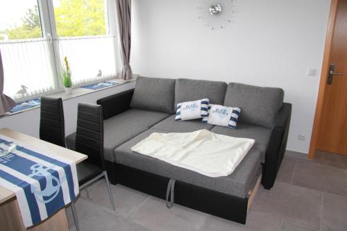 Χώρος καθιστικού στο Ferienwohnung Am Anker in Bislich