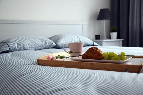 Ένα ή περισσότερα κρεβάτια σε δωμάτιο στο Apartament Zawiszy Czarnego 10