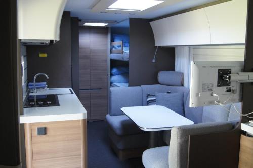 Una cocina o cocineta en Gl. Klitgaard Camping & Cottages