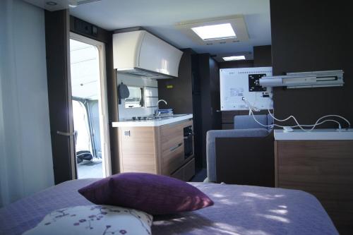 Una cocina o cocineta en Gl. Klitgaard Camping & Cottages
