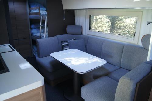 Un lugar para sentarse en Gl. Klitgaard Camping & Cottages