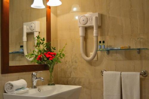 Ванная комната в Hotel Amandi