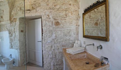 Koupelna v ubytování Palazzo Camarda B&B