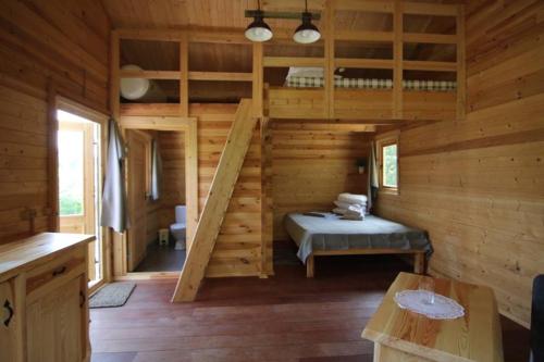 Postel nebo postele na pokoji v ubytování Camping Noras