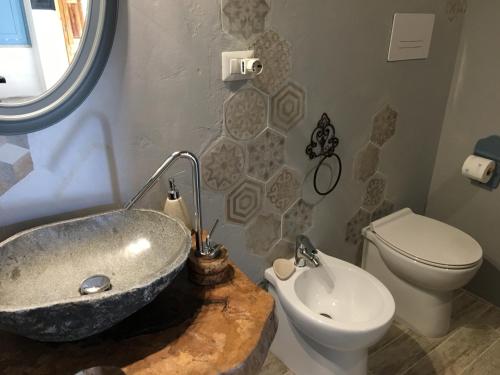 Koupelna v ubytování Agriturismo La Casa delle Fate