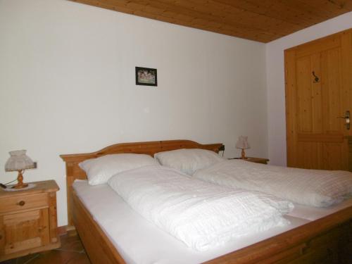 Katil atau katil-katil dalam bilik di Ferienhaus Römerhütte