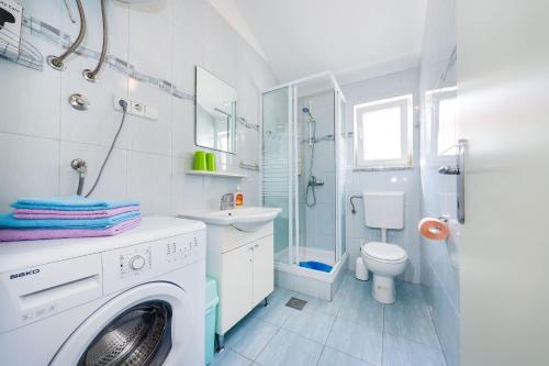 Koupelna v ubytování Apartment Juresko