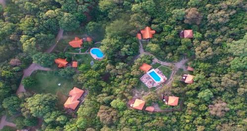 Pemandangan dari udara bagi Cabañas Bosque Encantado
