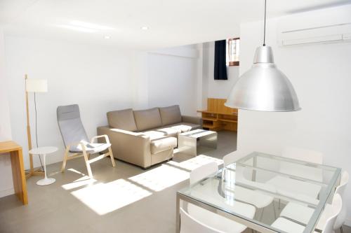 Χώρος καθιστικού στο Smart Suites Albaicin