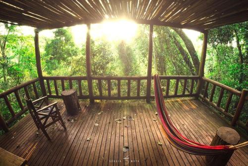 Un balcón o terraza de Tacuapí Lodge