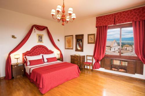 Postel nebo postele na pokoji v ubytování Residenza Fabroni
