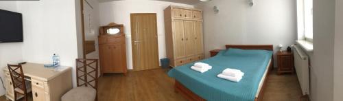 Cama o camas de una habitación en Villa Kabbalah