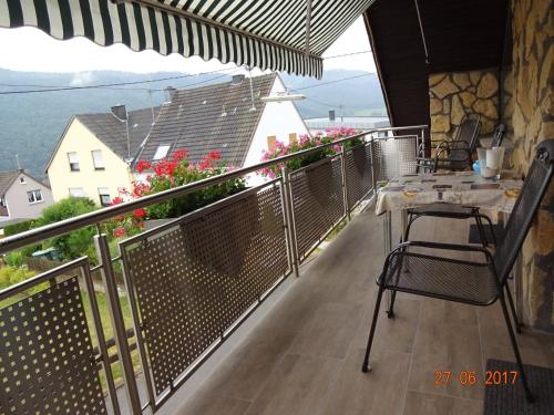 Balcone o terrazza di Ferienwohnungen Stollhof