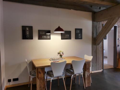 Posezení v ubytování Ferienappartements im Speicherwerk