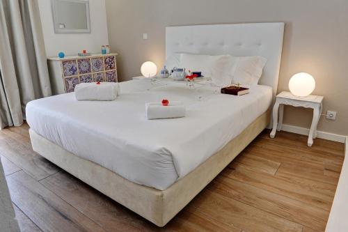 En eller flere senge i et værelse på 3 Villas - Praia da Falesia
