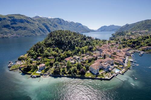 an island in the middle of a body of water at Villa Vitali - Bellagio in Bellagio