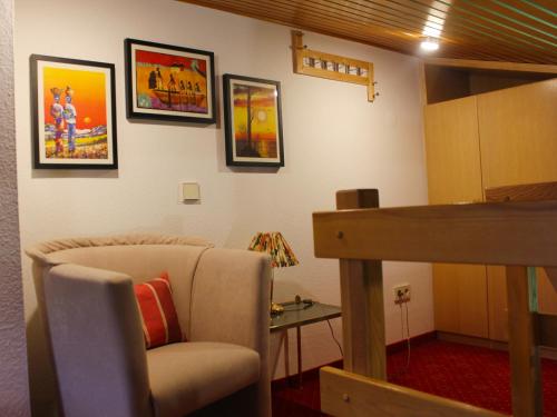 Ruang duduk di Haus Homberg