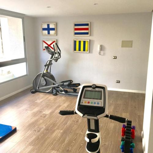 Palestra o centro fitness di Apartamento Boutique Viña del Mar