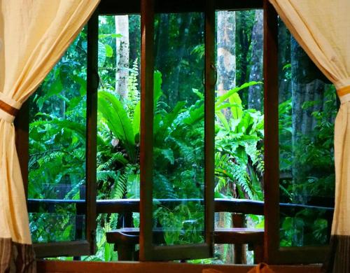 Zahrada ubytování Khao Sok Riverside Cottages