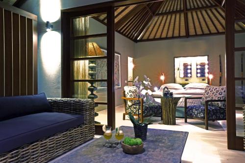 Χώρος καθιστικού στο The Purist Villas & Spa Ubud