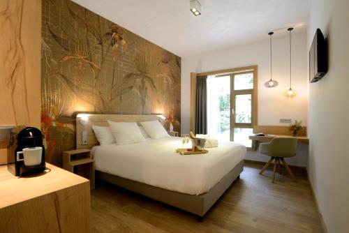 Postelja oz. postelje v sobi nastanitve Landgoed Huize Bergen Den Bosch - Vught