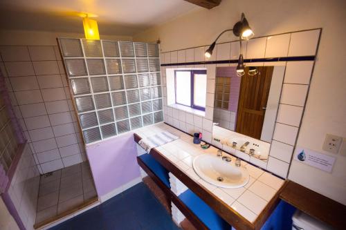 Koupelna v ubytování La Selenita