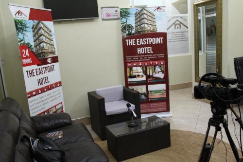 Χώρος καθιστικού στο East Point Hotel Moshi