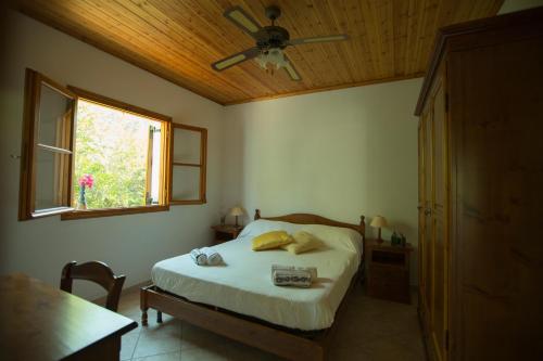 Säng eller sängar i ett rum på Nereidi Villas