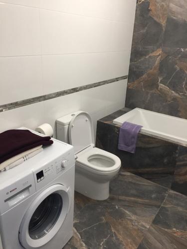 Ένα μπάνιο στο Apartament Birutes 22