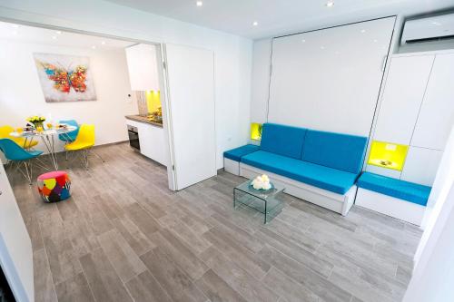 Zona de estar de Rose Apartment