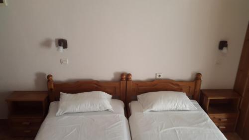 Katil atau katil-katil dalam bilik di Stelios Rooms