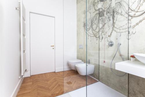Koupelna v ubytování B&b La Foresteria