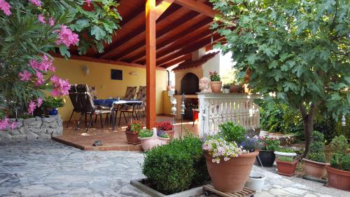 Zahrada ubytování Villa Manja