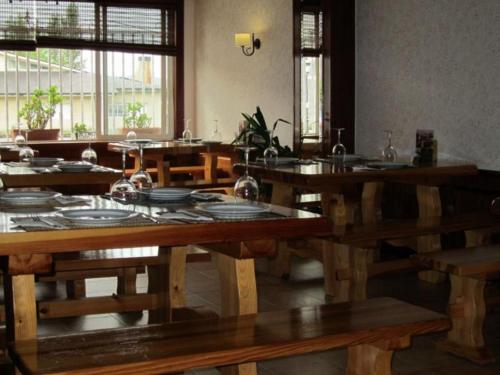 Restoran atau tempat lain untuk makan di Albergue Pensión Flavia