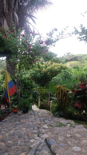 Taman di luar Posada Villa Margarita