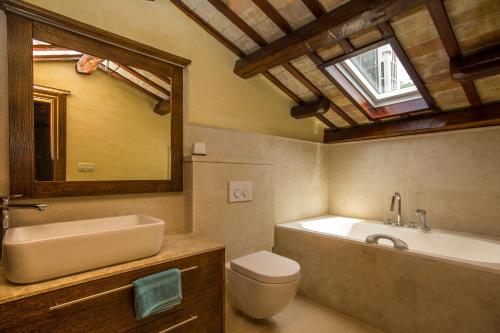Koupelna v ubytování Casa Ulivo