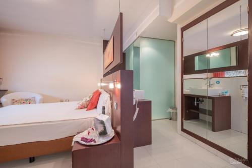 Hotel Vivarにあるベッド