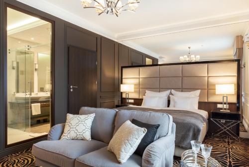 Posezení v ubytování Hotel Mansor