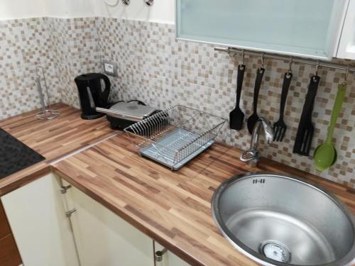 Kuchyň nebo kuchyňský kout v ubytování Americas Heart !