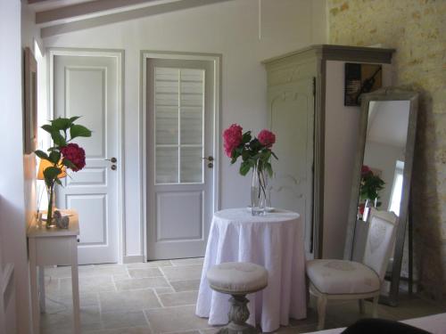 A bathroom at Chambres d'Hôtes La Maline