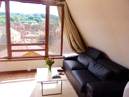 Χώρος καθιστικού στο FRANRÉAL, 4 Appartements