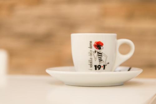 B&B Sandro Pertiniにあるコーヒーまたはお茶
