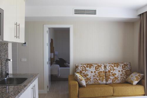 Χώρος καθιστικού στο Apartamentos Casa Florido