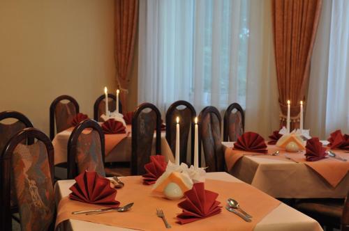 Restaurace v ubytování Uzdrowisko Wysowa nad Parkiem