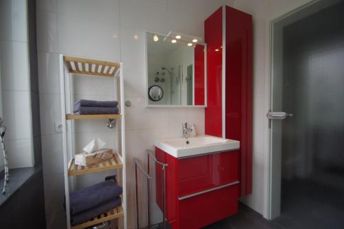 Ein Badezimmer in der Unterkunft CityStudiosTreysa