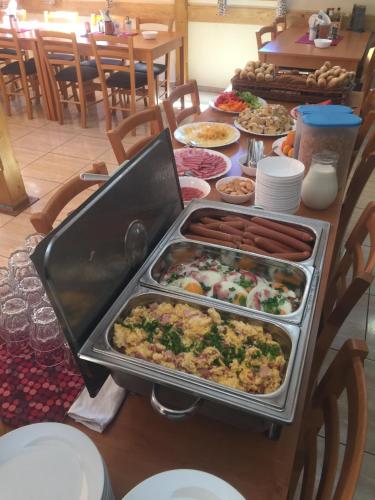 Comida en la casa de huéspedes o alrededores