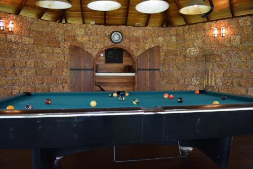 Biliár nebo kulečník v ubytování Marian Holiday Bungalow
