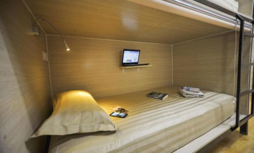 Katil atau katil-katil dalam bilik di Mongolian Vision Tours