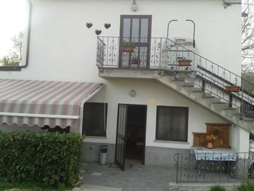 A balcony or terrace at Regina di cuori